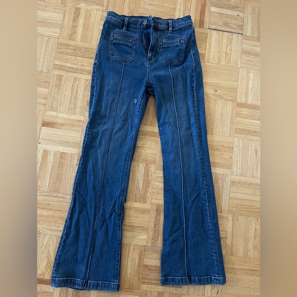 Ann Taylor fit and flare jeans